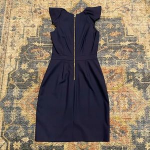 J.Crew Resume Dress in Navy